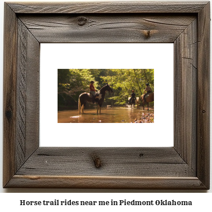 horse trail rides near me in Piedmont, Oklahoma